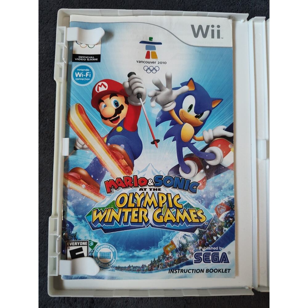SEGA Mario & Sonic Olympic Winter Games Nintendo Wii Sports Multiplayer NTSC-U/C - Picture 2 of 4